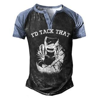 Id Tack That Cool Vintage Welder Men's Henley Shirt Raglan Sleeve 3D Print T-shirt - Seseable