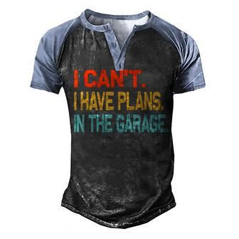 Ill Be In The Garage Funny Dad Work Repair Car Mechanic Men's Henley Shirt Raglan Sleeve 3D Print T-shirt - Seseable