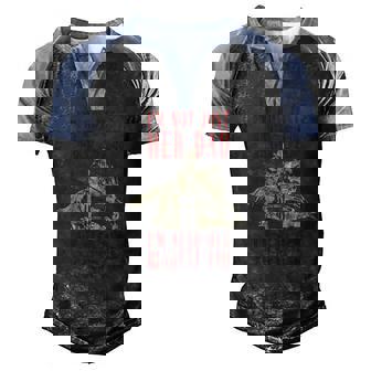 Mens Dad Father Barrel Racing Racer Horse Riding Rodeo Cowgirl Men's Henley Raglan T-Shirt | Mazezy