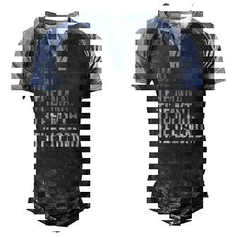 Mens Dad The Man The Myth The Legend Best Fathers Day Men's Henley Raglan T-Shirt | Mazezy