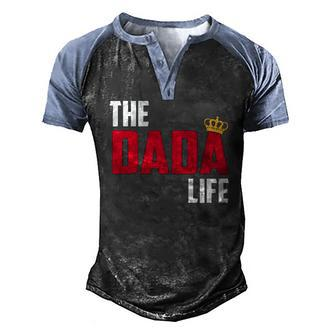 Mens The Dada Life Awesome Fathers Day Men's Henley Raglan T-Shirt | Mazezy