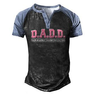 Daughter Dads Against Daughters Dating Dad Men's Henley Raglan T-Shirt | Mazezy