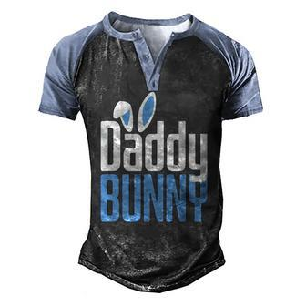 Mens Easter Daddy Bunny Costume Family Matching Easter Men's Henley Raglan T-Shirt | Mazezy