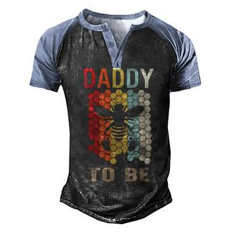 Father Grandpa Daddy To Be Pregnancy Announcement Tee Fathers Day 2 Family Dad Men's Henley Shirt Raglan Sleeve 3D Print T-shirt - Monsterry DE