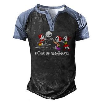 Father Of Nightmares Essential Men's Henley Raglan T-Shirt | Mazezy