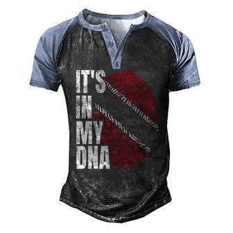 Its In My Dna Trinidad And Tobago Black History Month Men's Henley Raglan T-Shirt | Mazezy
