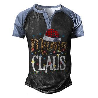 Mama Nana Claus Christmas Pajamas 505 Shirt Men's Henley Shirt Raglan Sleeve 3D Print T-shirt | Favorety DE