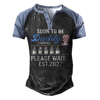 Mens New Dad Shirt Funny Pregnancy Announcement Soon To Be Daddy 277 Trending Shir Men's Henley Shirt Raglan Sleeve 3D Print T-shirt | Favorety CA