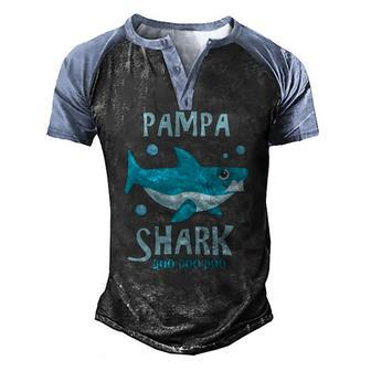 Mens Pampa Shark Doo Doo Men's Henley Raglan T-Shirt | Mazezy