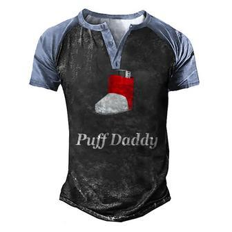Puff Daddy Asthma Awareness Men's Henley Raglan T-Shirt | Mazezy