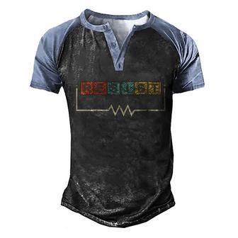 Resist Vintage Electrical And Electronics Engineers Men's Henley Shirt Raglan Sleeve 3D Print T-shirt - Monsterry