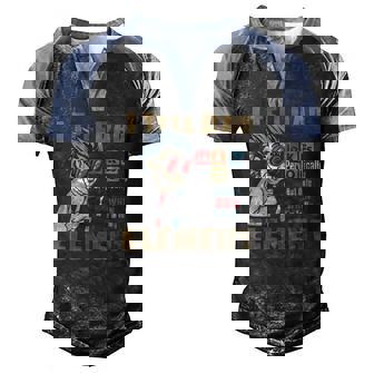 Mens I Tell Dad Jokes Periodically But Only When Im In My Element Men's Henley Raglan T-Shirt | Mazezy