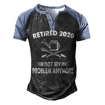 This 2020 Retirement Funny Garden 556 Shirt Men's Henley Shirt Raglan Sleeve 3D Print T-shirt | Favorety DE