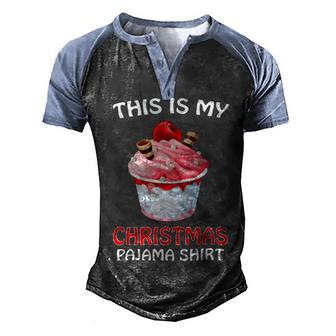 This Is My Christmas Pajama 878 Shirt Men's Henley Shirt Raglan Sleeve 3D Print T-shirt | Favorety AU