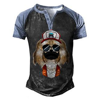 Trucker Dog I Truck Driver Havanese Men's Henley Shirt Raglan Sleeve 3D Print T-shirt - Monsterry UK