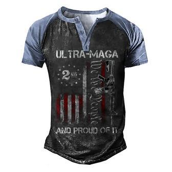 Ultra Maga We The People Proud Republican Usa Flag Men's Henley Shirt Raglan Sleeve 3D Print T-shirt | Favorety