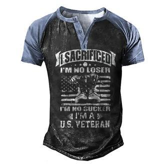 Veteran American Promilitary Us Soldiers Veterans Patriotics 186 Navy Soldier Army Military Men's Henley Shirt Raglan Sleeve 3D Print T-shirt - Monsterry DE