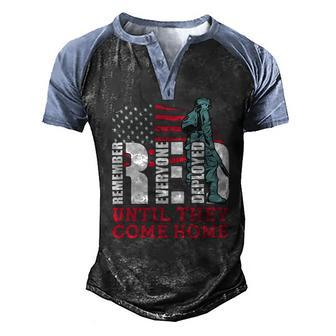 Veteran Red Friday Military Until They Come Home Army Soldier 324 Navy Soldier Army Military Men's Henley Shirt Raglan Sleeve 3D Print T-shirt - Monsterry CA