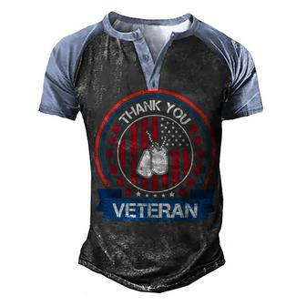 Veteran Veterans Day Amazing Patriotic Veteran Design 260 Navy Soldier Army Military Men's Henley Shirt Raglan Sleeve 3D Print T-shirt - Monsterry