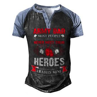 Veteran Veterans Day Amazing Patriotic Veteran Design 8 Navy Soldier Army Military Men's Henley Shirt Raglan Sleeve 3D Print T-shirt - Monsterry
