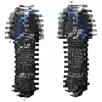 Veteran Veterans Day Daughter My Dad Risks His Life To Save Strangers Protect Navy Soldier Army Military Men's Henley Shirt Raglan Sleeve 3D Print T-shirt - Monsterry