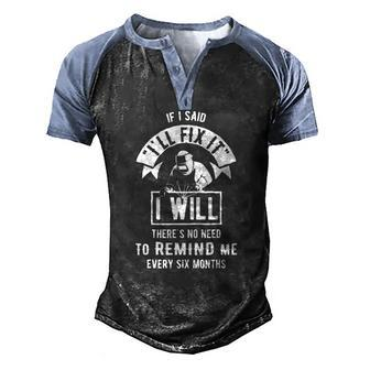 Mens Welder Who Love Welding With Humor Men's Henley Raglan T-Shirt | Mazezy
