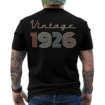 1926 Birthday Vintage 1926 Men's T-Shirt Back Print - Seseable