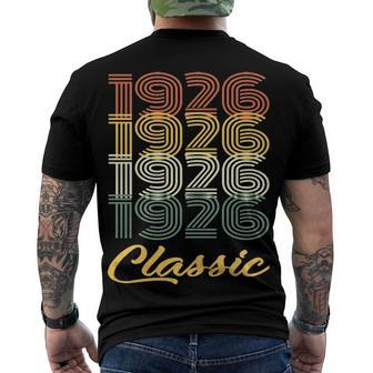1926 Classic Birthday Men's Crewneck Short Sleeve Back Print T-shirt - Seseable