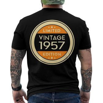 1957 Birthday 1957 Vintage Limited Edition Men's T-Shirt Back Print - Seseable