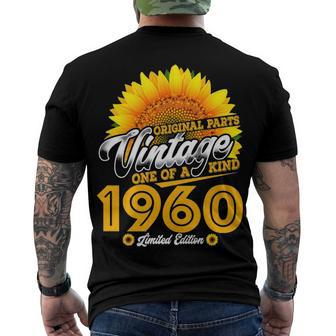 1960 Birthday Woman 1960 One Of A Kind Limited Edition Men's T-Shirt Back Print - Seseable