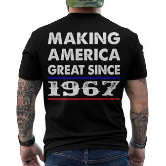 1967 Birthday Making America Great Since 1967 Men's T-Shirt Back Print - Seseable