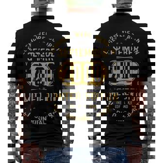 2000 September Birthday 2000 September Limited Edition Men's T-Shirt Back Print | Seseable CA