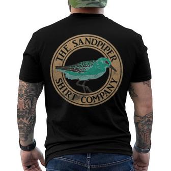 Front & Back Harbor And Hunting Islands Sc Map Gift  Men's Crewneck Short Sleeve Back Print T-shirt