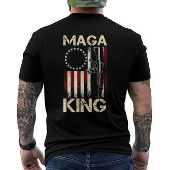 2Nd Amendment Pro Trump Ultra Maga And Proud Of It The Great Maga King Pro Gun Men's Back Print T-shirt | Mazezy