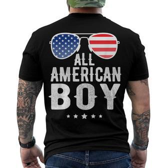 All American Boy 4Th Of July Humor Usa Patriotic Men's T-shirt Back Print - Seseable