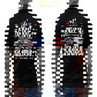 All American Grandma 4Th Of July Usa Family Matching Outfit Men's T-shirt Back Print - Seseable