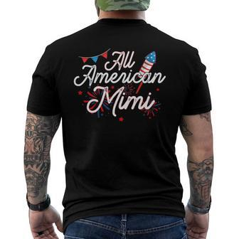 All American Mimi 4Th Of July Family Matching Patriotic Men's Back Print T-shirt | Mazezy CA