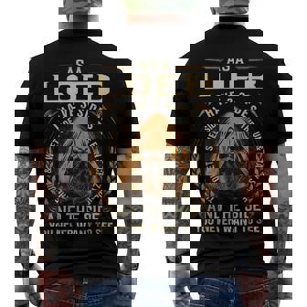 As A Loeb I Have A 3 Sides And The Side You Never Want To See Men's Crewneck Short Sleeve Back Print T-shirt | Seseable CA