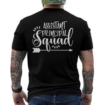 Assistant Principal Assistant Principal Squad Men's Back Print T-shirt | Mazezy