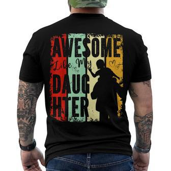 Awesome Like My Daughter Father Day From Daughter V2 Men's T-shirt Back Print