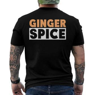 Baboobazaa Ginger Spice Saying Redhead Family Men's Back Print T-shirt | Mazezy