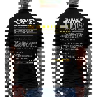 Badger Name Badger Facts Men's T-Shirt Back Print | Seseable UK