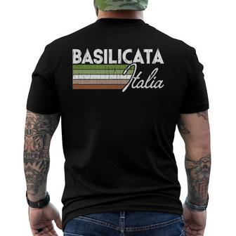 Basilicata Italia - Basilicata Italy Vintage Italy Men's Back Print T-shirt | Mazezy