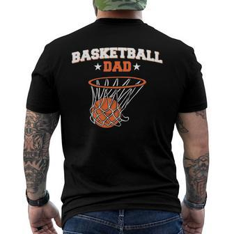 Basketballer Sport Player Fathers Day Basketball Dad Men's Back Print T-shirt | Mazezy