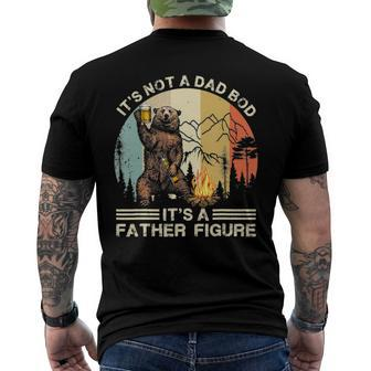 Mens Bear Camping - Its Not A Dad Bod Its A Father Figure Men's Back Print T-shirt | Mazezy