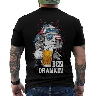 Ben Drankin 4Th Of July Sarcastic Men's T-shirt Back Print - Seseable