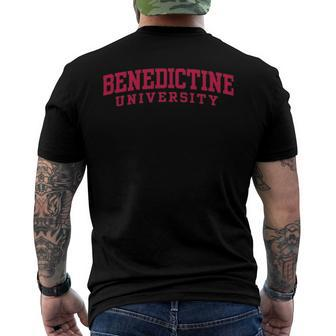 Benedictine University Oc0182 Academic Education Men's Back Print T-shirt | Mazezy