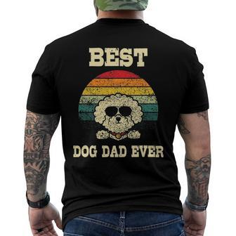 Best Dog Dad Ever - Bichon Frise Dog Bichon Tenerife Men's Back Print T-shirt | Mazezy
