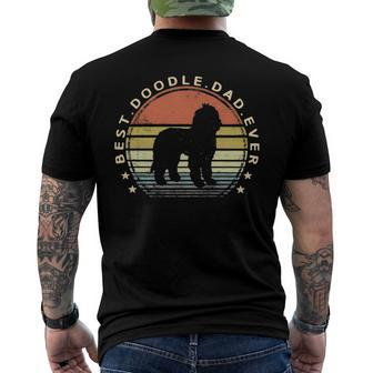 Best Doodle Dad - Dog Lover Owner Labradoodle Goldendoodle Men's Back Print T-shirt | Mazezy