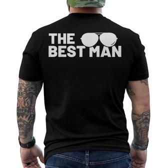 Best Man Bachelor Supplies Party Wedding V2 Men's T-shirt Back Print - Seseable